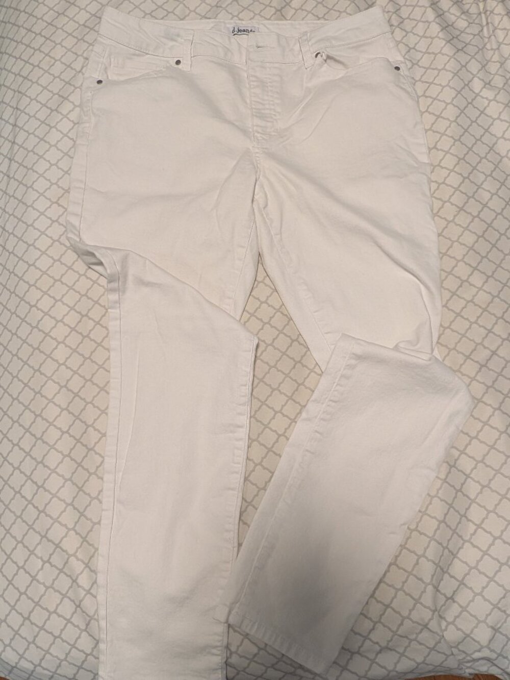 D Jeans white skinny jeans